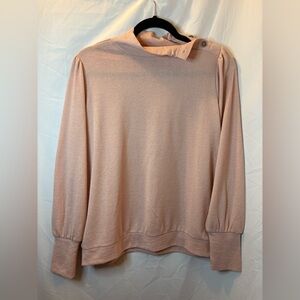 Banana Republic Soft Pink Cowl Neck Sweater